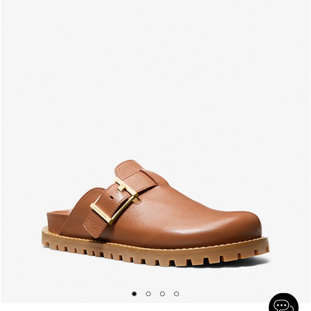 Michael Kors Easton Leather Clog Size 7